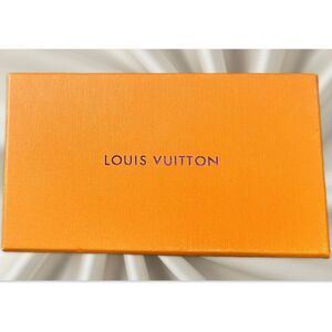 Louis Vuitton Vibrant Orange Gift Box 6.75 L, 4” H, 1.75” D